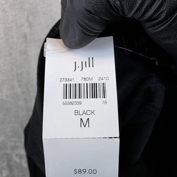 J.Jill Pants Womens Medium Black Wearever Collection Pull-On Stretch Leggings - Picture 10 of 12